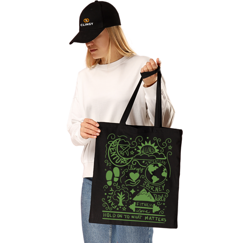 Follow the Journey Tote - Matcha green